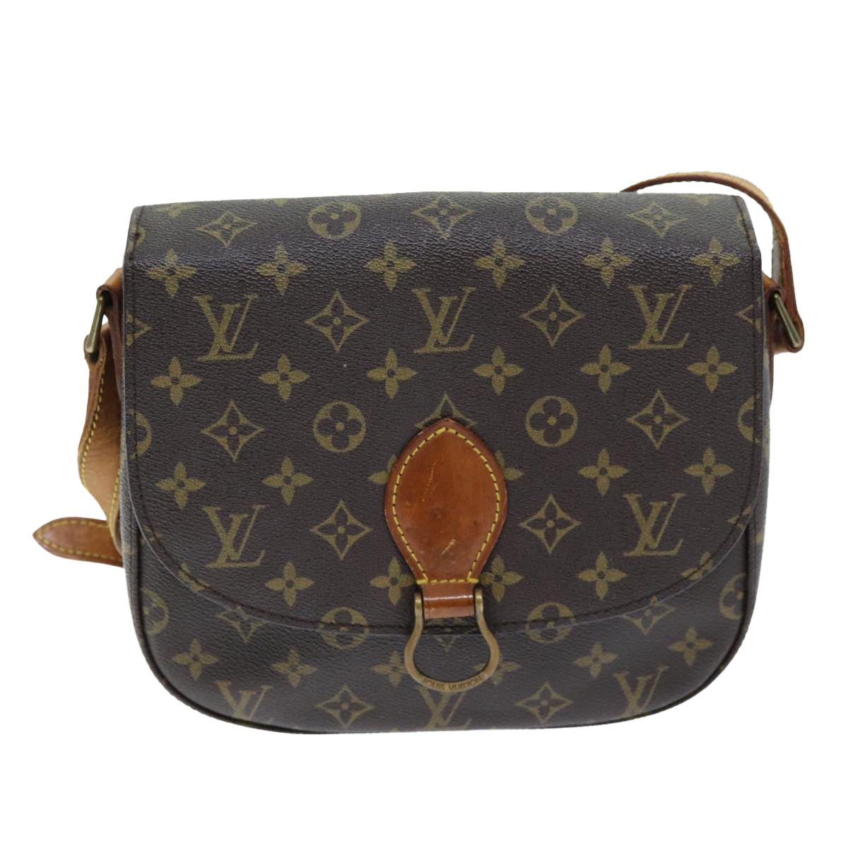 LOUIS VUITTON Monogram Saint Cloud GM Shoulder Bag M51242 LV Auth 73771