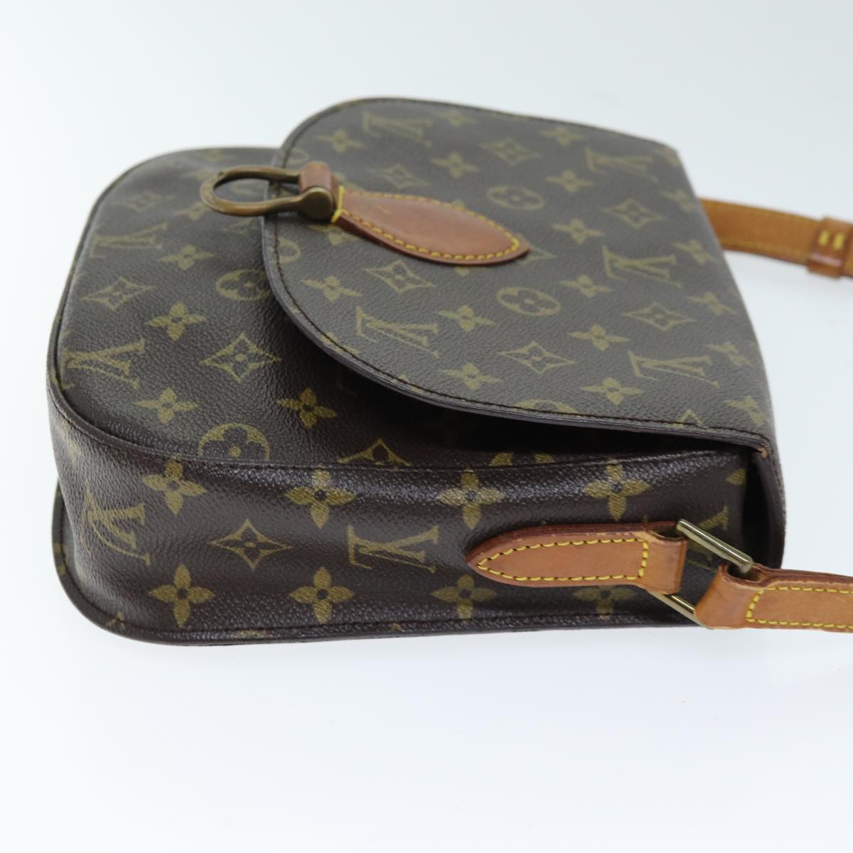 LOUIS VUITTON Monogram Saint Cloud GM Shoulder Bag M51242 LV Auth 73771