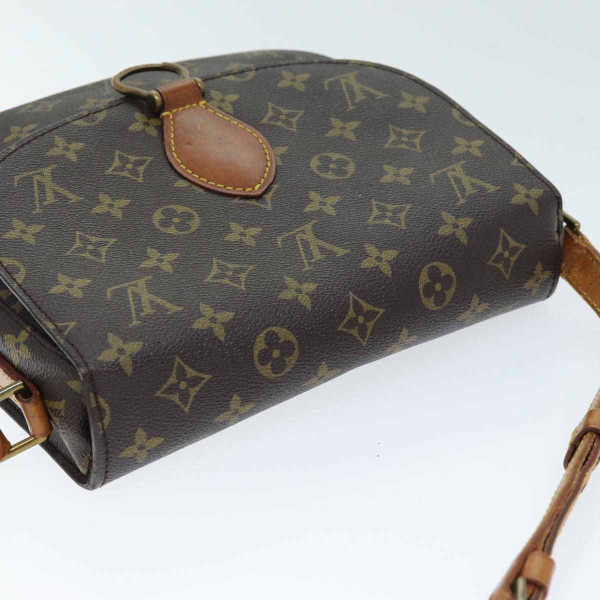 LOUIS VUITTON Monogram Saint Cloud GM Shoulder Bag M51242 LV Auth 73771