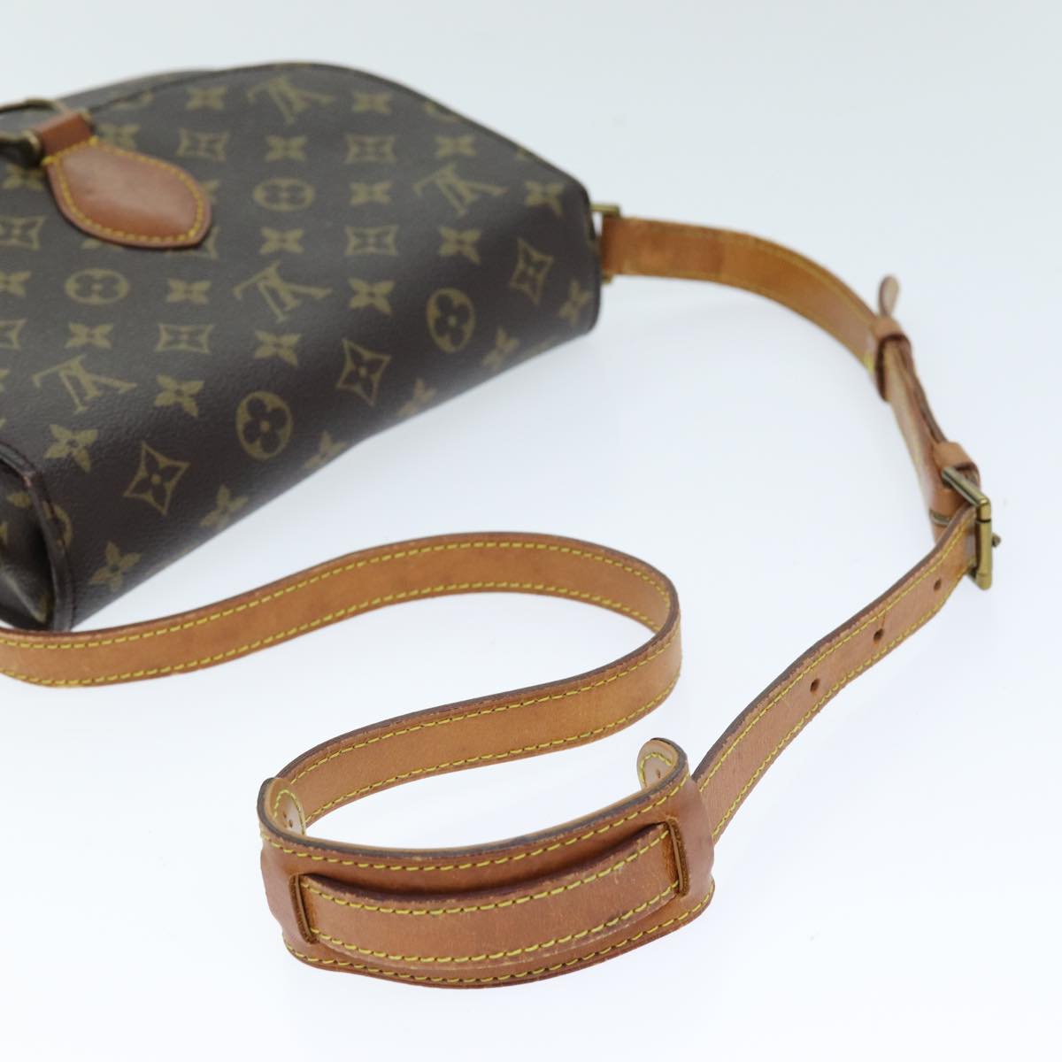 LOUIS VUITTON Monogram Saint Cloud GM Shoulder Bag M51242 LV Auth 73771