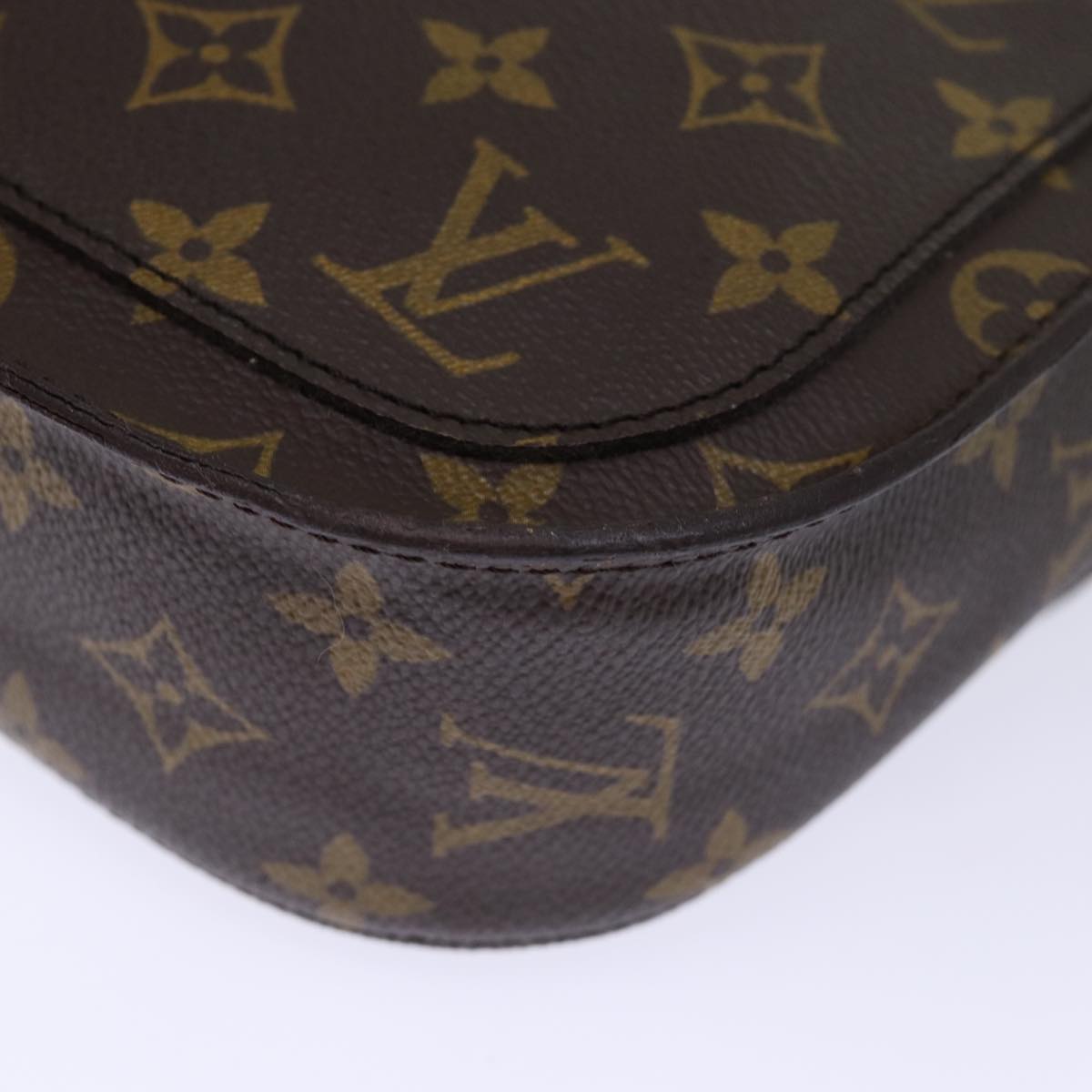 LOUIS VUITTON Monogram Saint Cloud GM Shoulder Bag M51242 LV Auth 73772