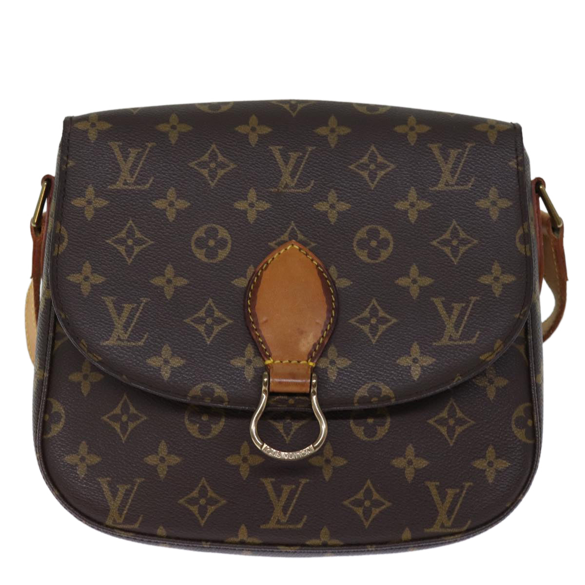 LOUIS VUITTON Monogram Saint Cloud GM Shoulder Bag M51242 LV Auth 73772