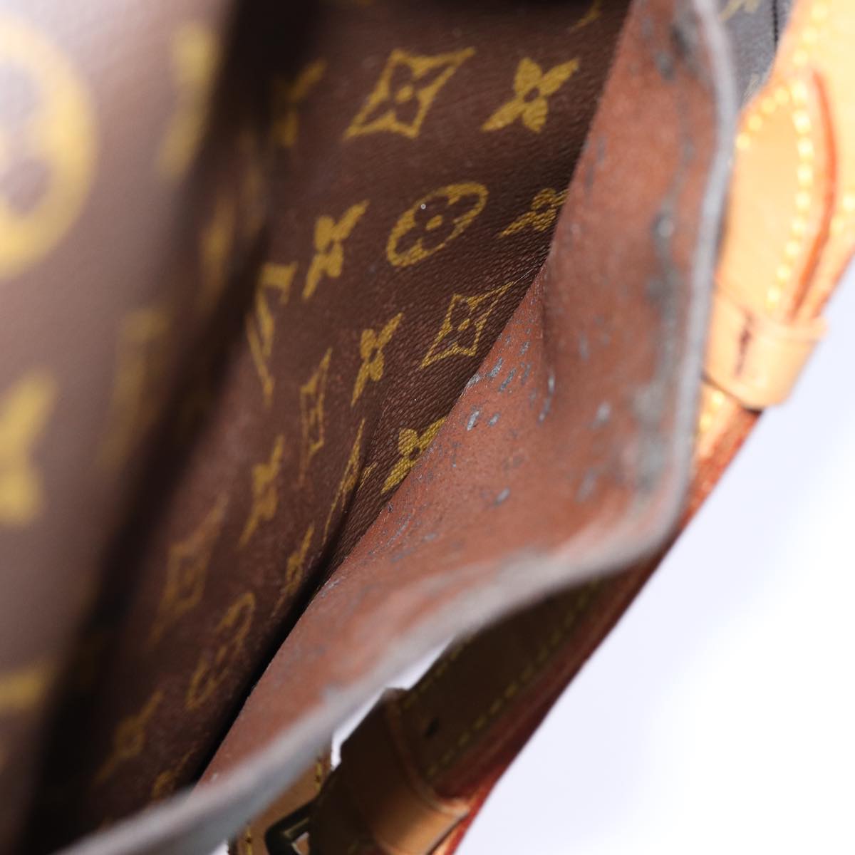 LOUIS VUITTON Monogram Saint Cloud GM Shoulder Bag M51242 LV Auth 73772