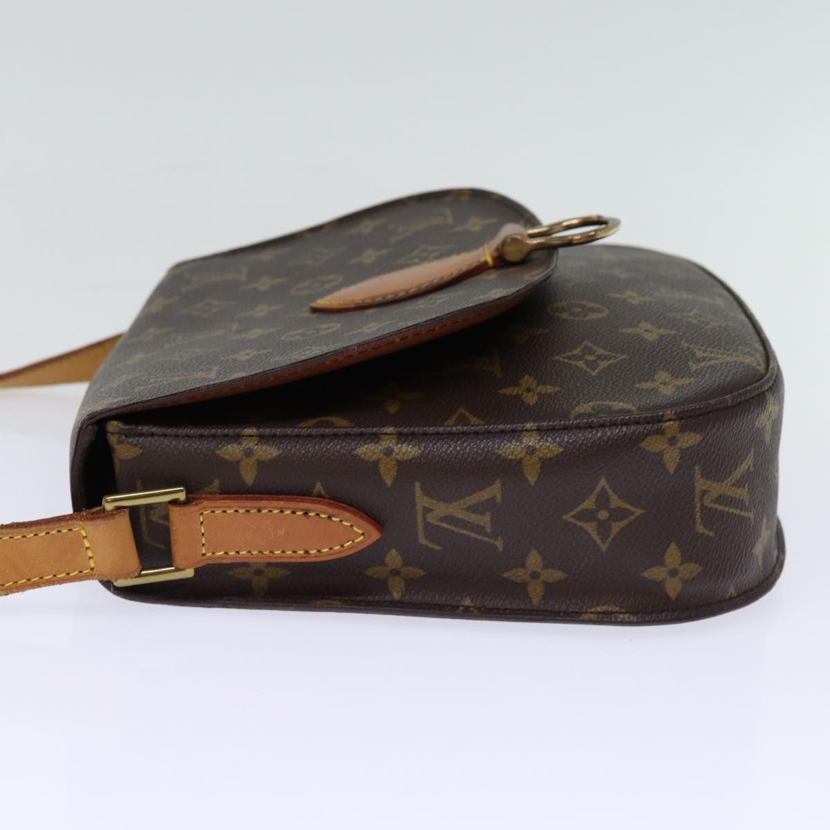 LOUIS VUITTON Monogram Saint Cloud GM Shoulder Bag M51242 LV Auth 73772