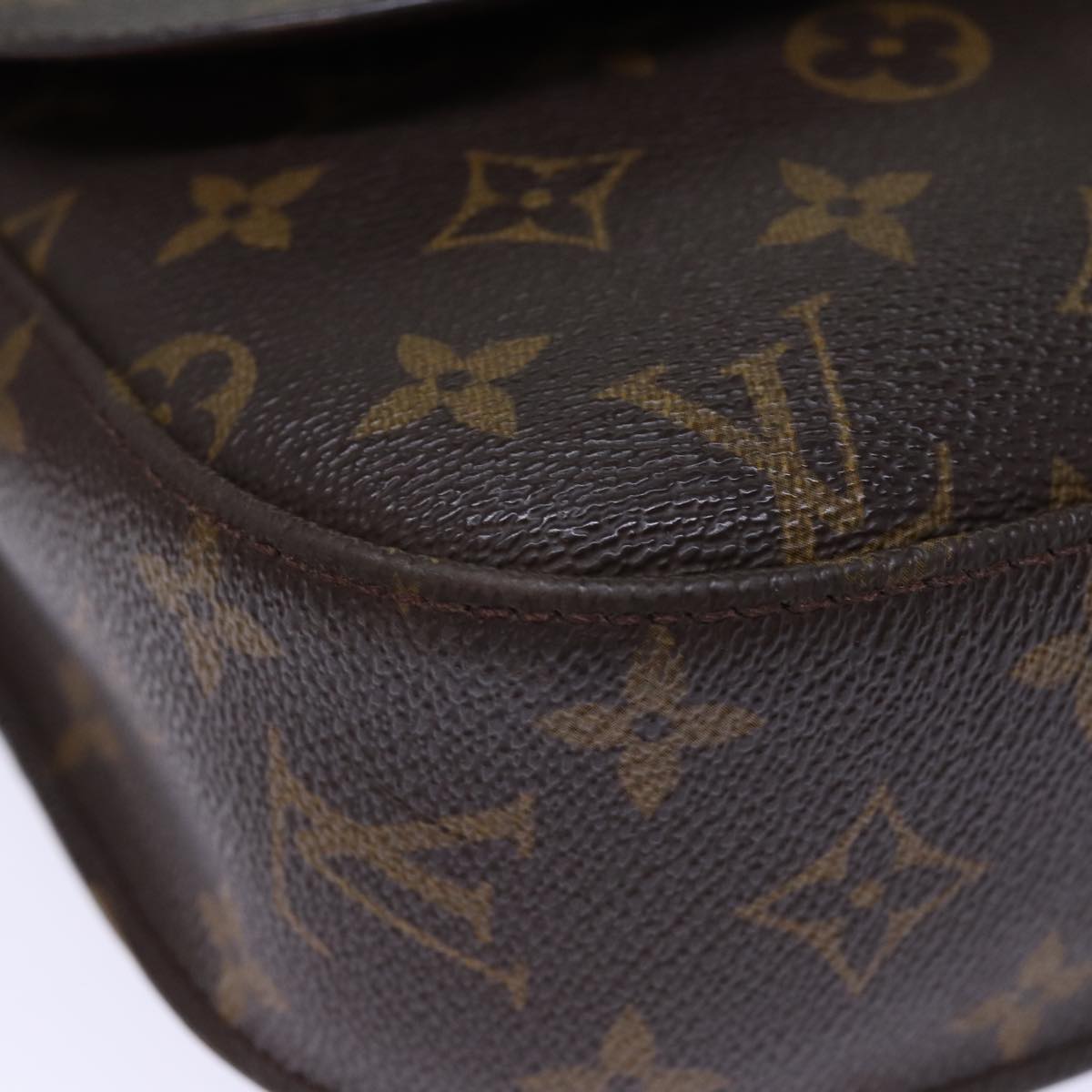 LOUIS VUITTON Monogram Saint Cloud GM Shoulder Bag M51242 LV Auth 73773