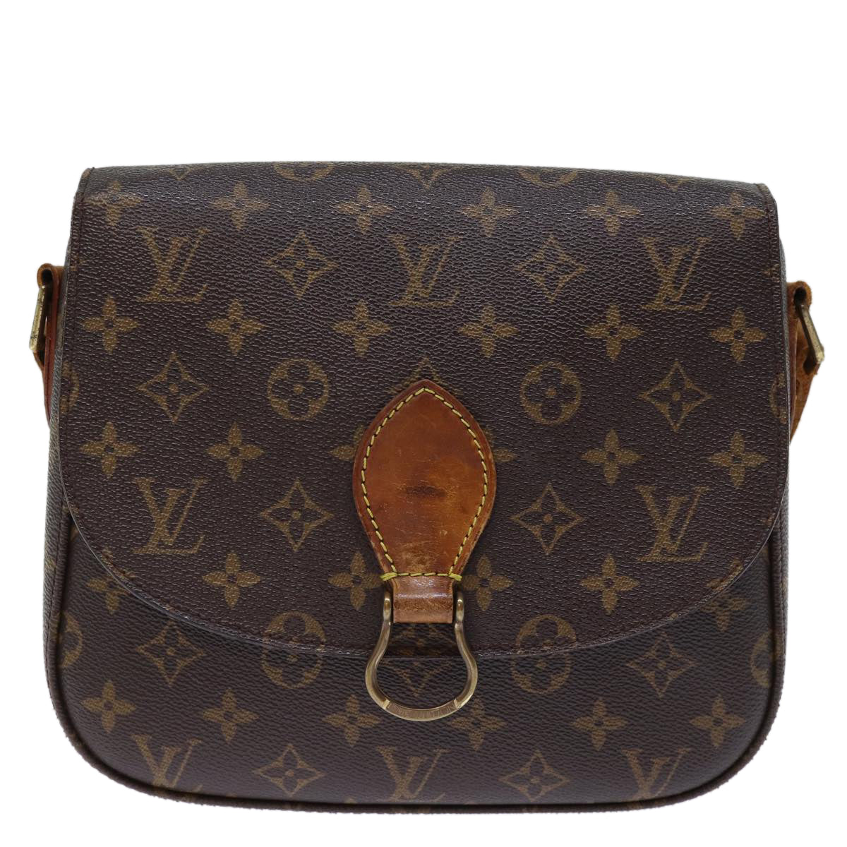 LOUIS VUITTON Monogram Saint Cloud GM Shoulder Bag M51242 LV Auth 73773