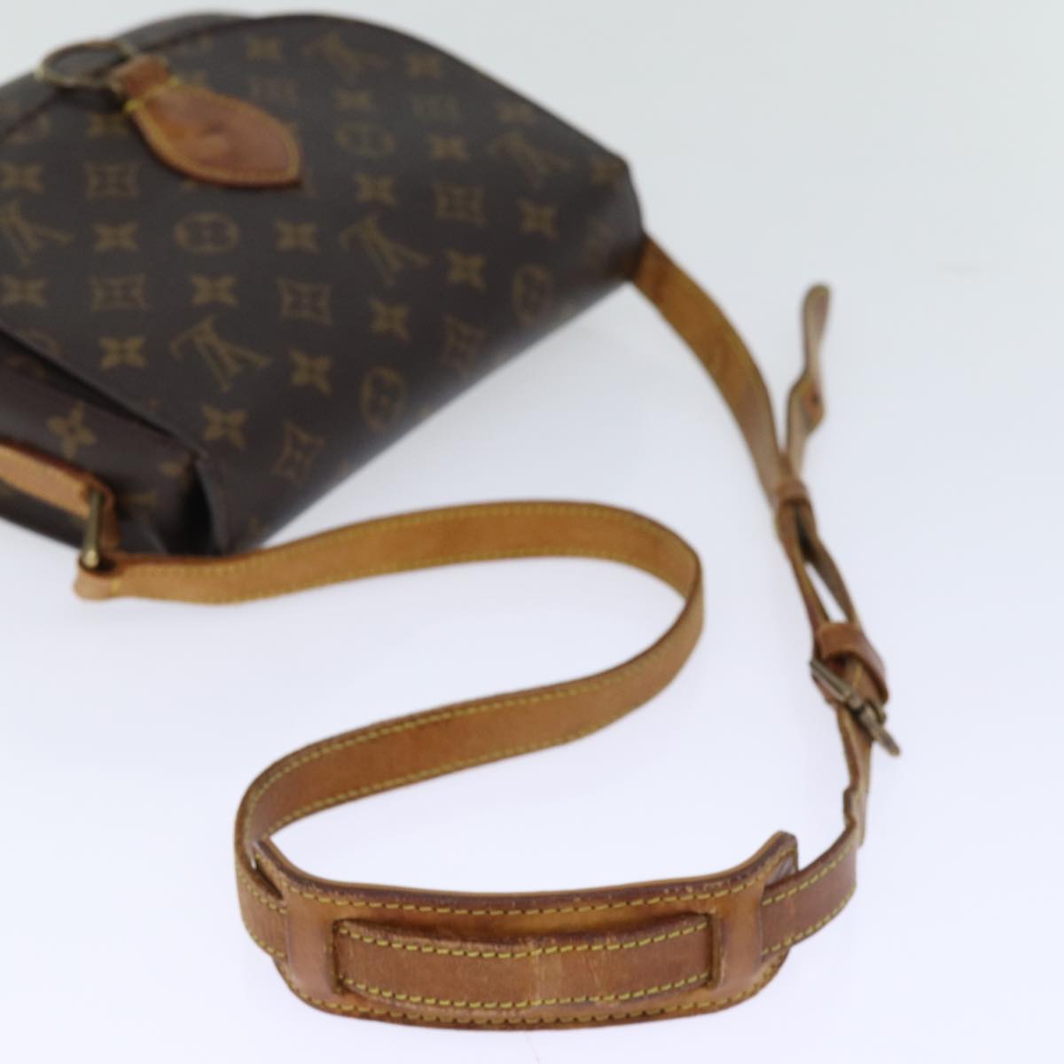 LOUIS VUITTON Monogram Saint Cloud GM Shoulder Bag M51242 LV Auth 73773