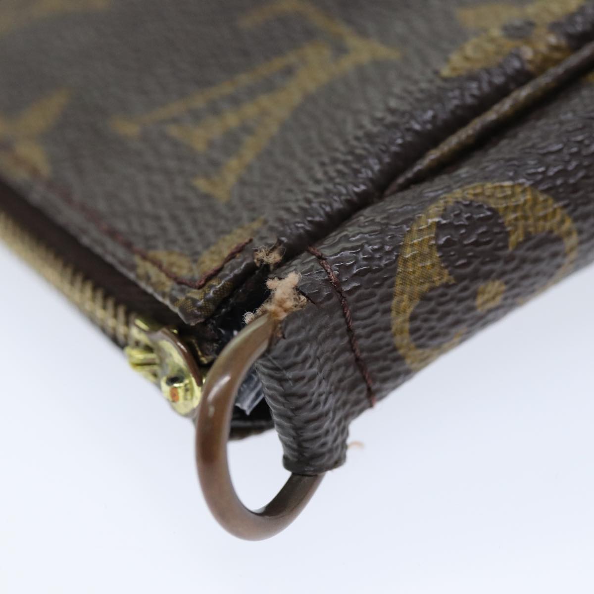 LOUIS VUITTON Monogram Pochette Accessoires Pouch L072 LV Auth 73784