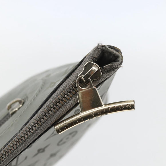 LOUIS VUITTON Monogram Titanium Pochette Cosmos Bag Gray M63240 LV Auth 73801