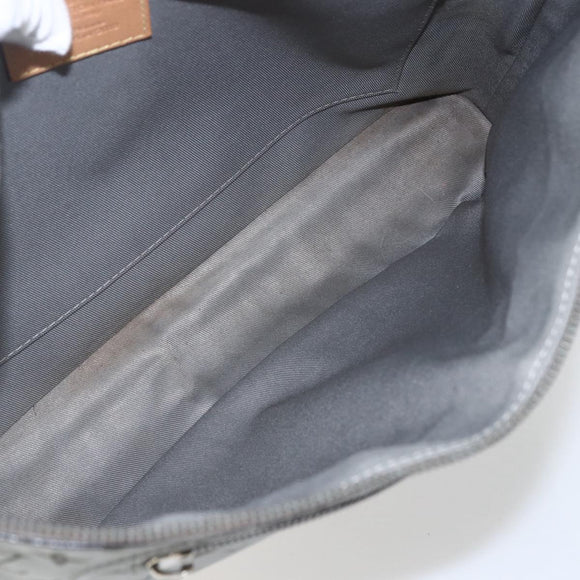 LOUIS VUITTON Monogram Titanium Pochette Cosmos Bag Gray M63240 LV Auth 73801