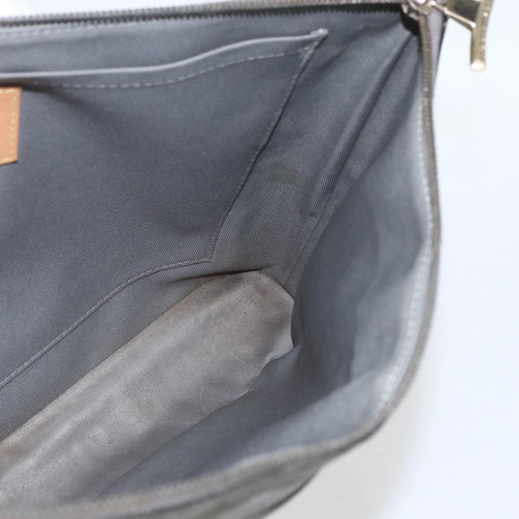 LOUIS VUITTON Monogram Titanium Pochette Cosmos Bag Gray M63240 LV Auth 73801