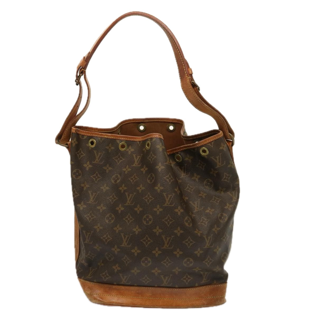 LOUIS VUITTON Monogram Noe Shoulder Bag M42224 LV Auth 73810