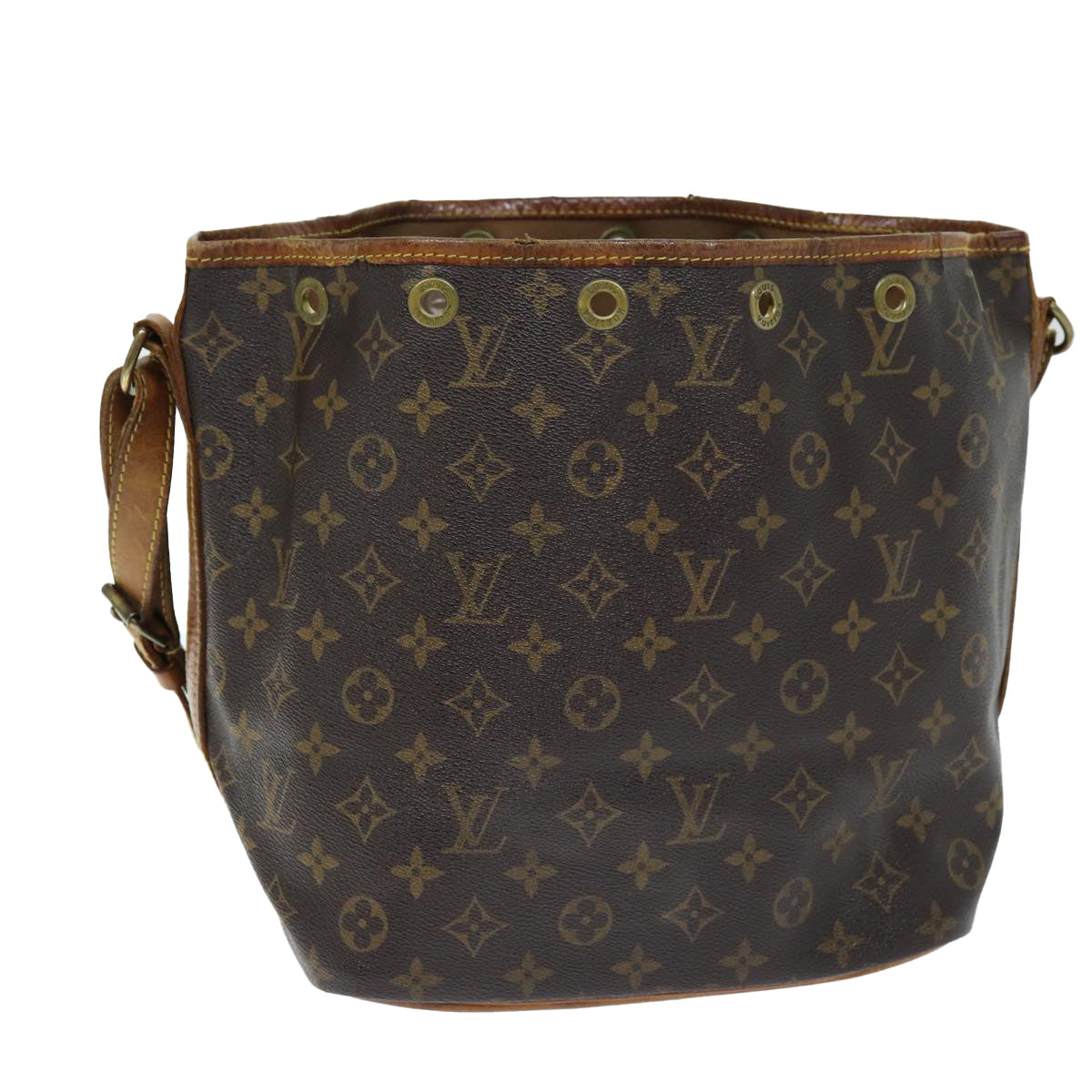 LOUIS VUITTON Monogram Petit Noe Shoulder Bag L014 LV Auth 73812