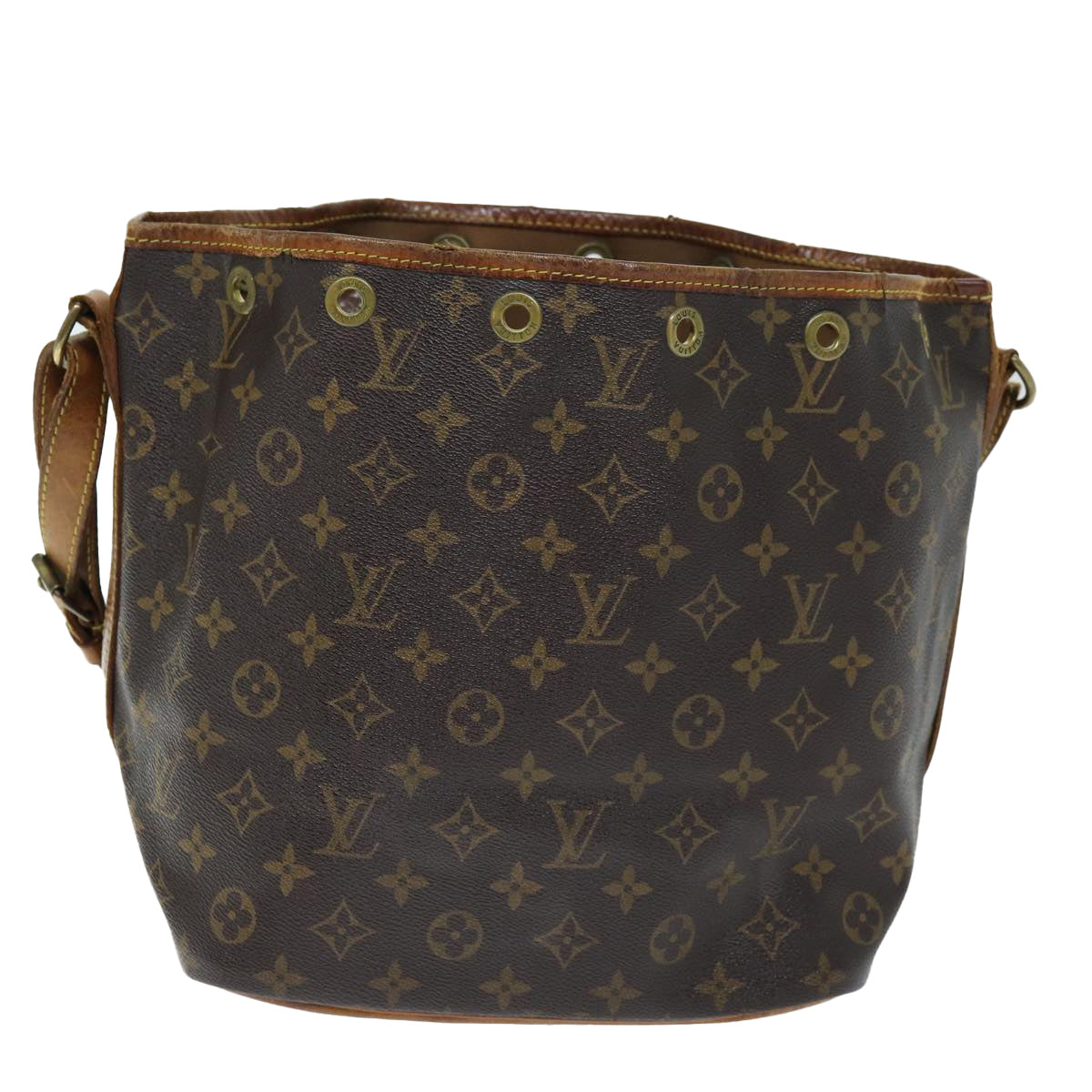 LOUIS VUITTON Monogram Petit Noe Shoulder Bag L014 LV Auth 73812