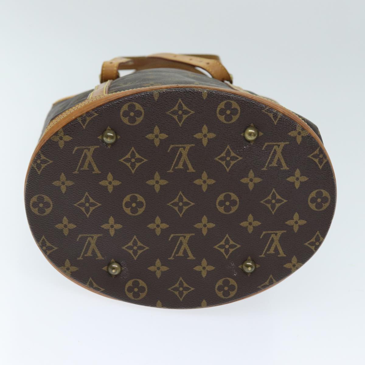 LOUIS VUITTON Monogram Bucket GM Shoulder Bag M42236 LV Auth 73817