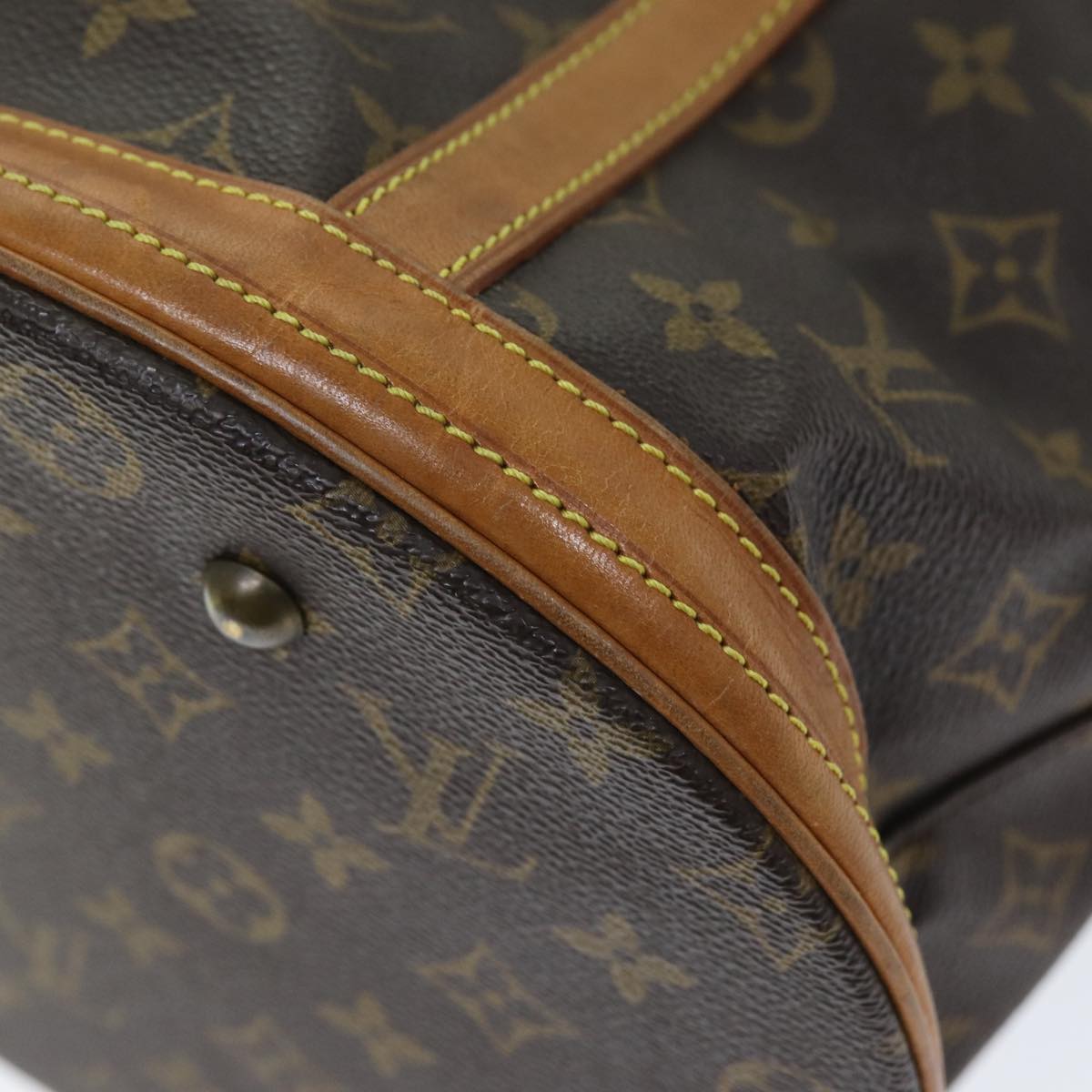 LOUIS VUITTON Monogram Bucket GM Shoulder Bag M42236 LV Auth 73817