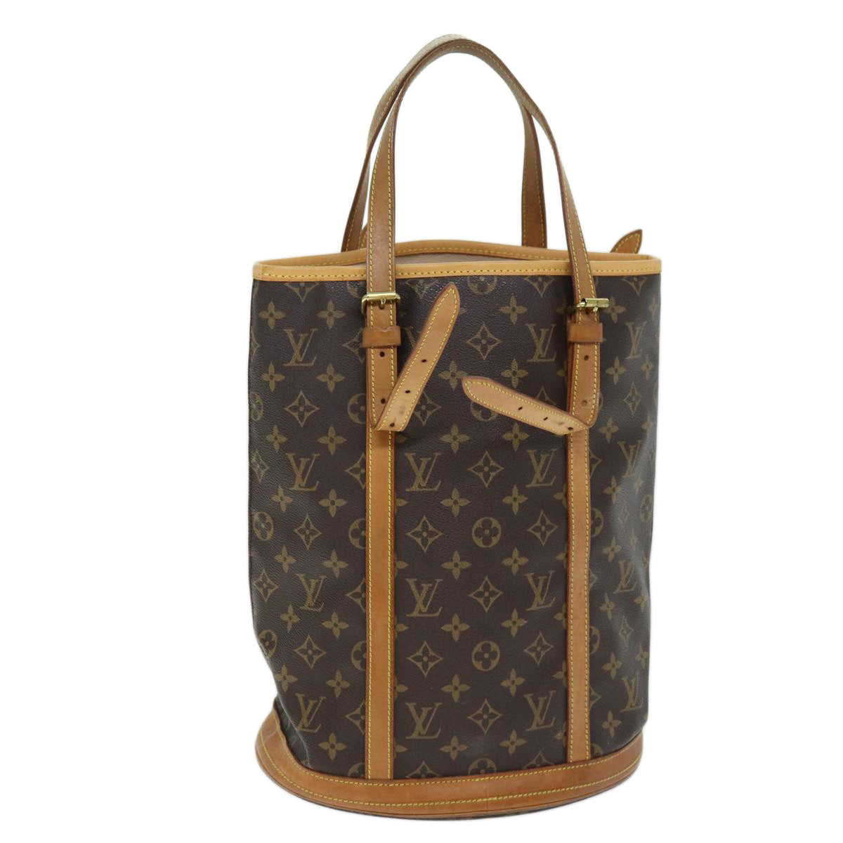 LOUIS VUITTON Monogram Bucket GM Shoulder Bag M42236 LV Auth 73817