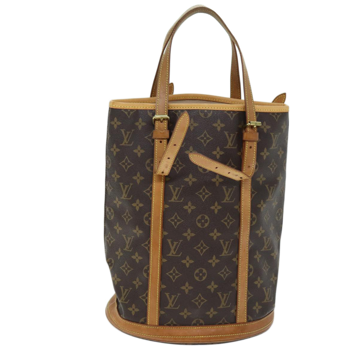 LOUIS VUITTON Monogram Bucket GM Shoulder Bag M42236 LV Auth 73817