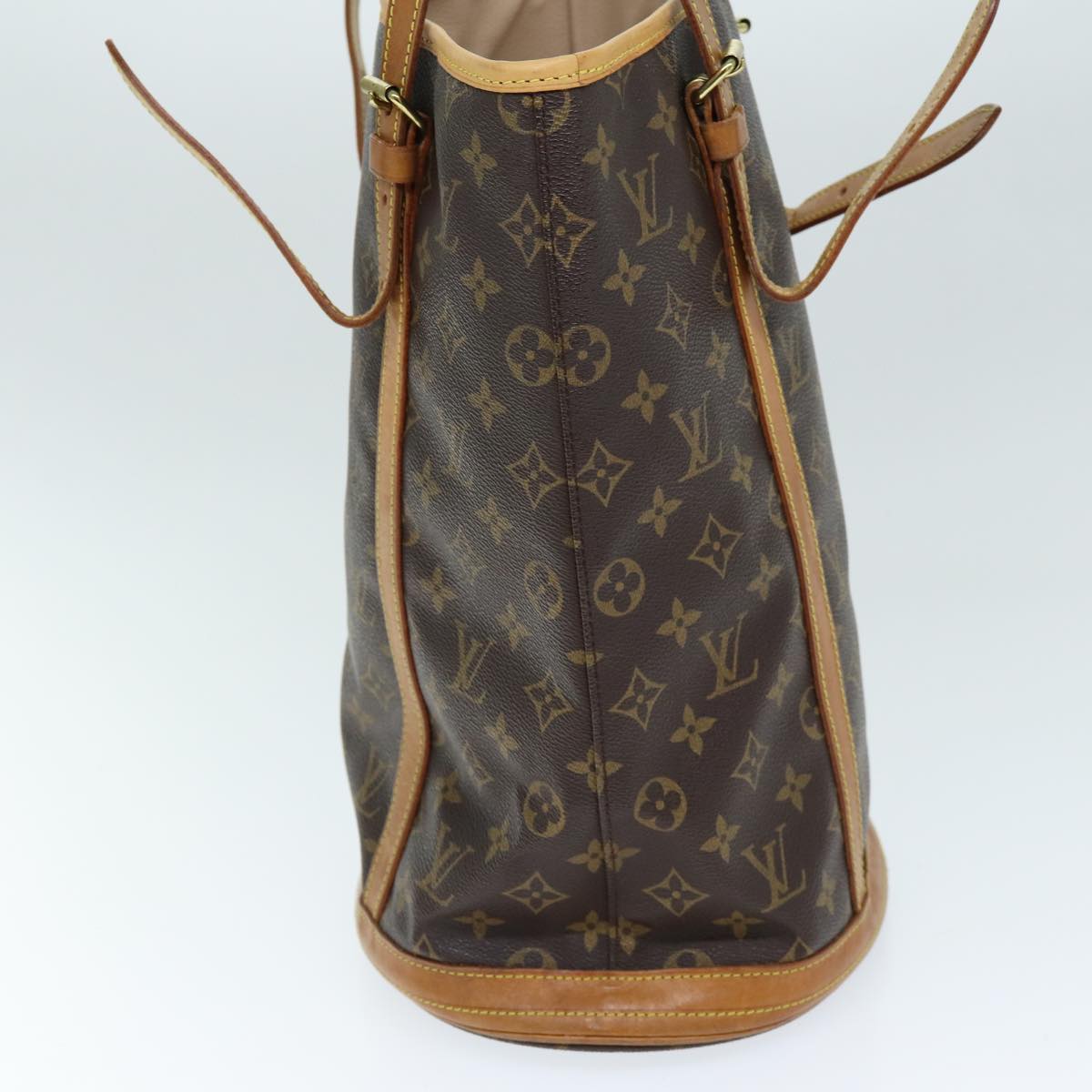 LOUIS VUITTON Monogram Bucket GM Shoulder Bag M42236 LV Auth 73817