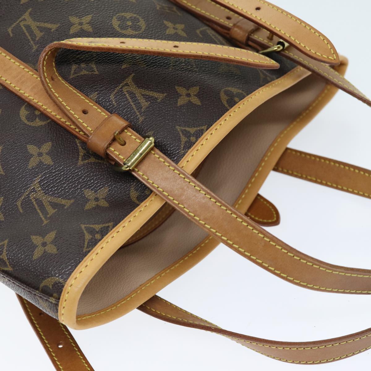 LOUIS VUITTON Monogram Bucket GM Shoulder Bag M42236 LV Auth 73817