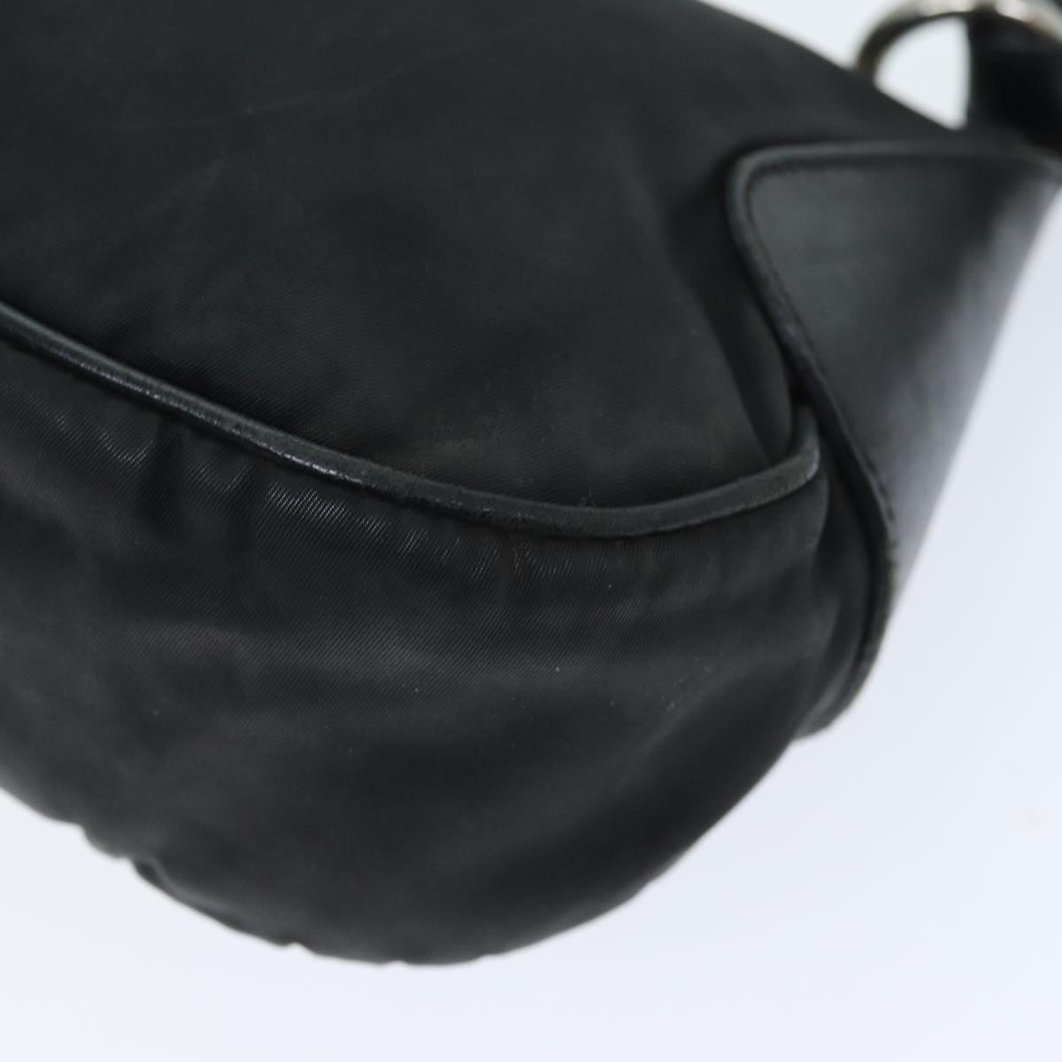 PRADA Shoulder Bag Nylon Black Auth 73869