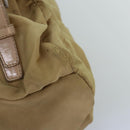 PRADA Rucksack Nylon Beige Auth 73873-9