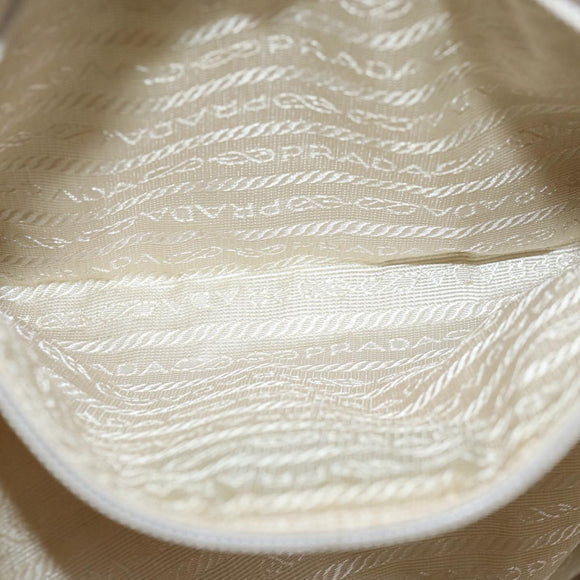 PRADA Backpack Nylon Beige Auth 73873