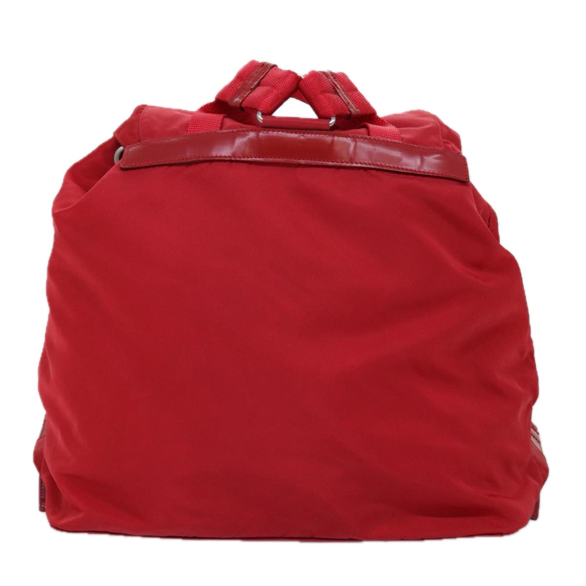 PRADA Backpack Nylon Red Auth 73874 - 0