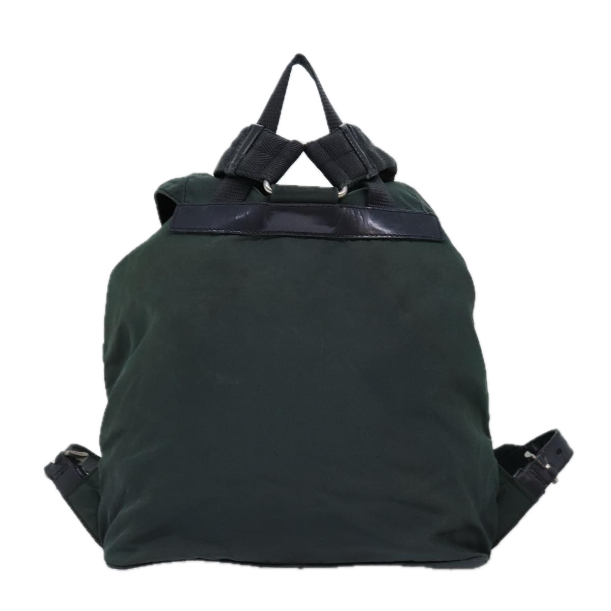 PRADA Backpack Nylon Green Auth 73875