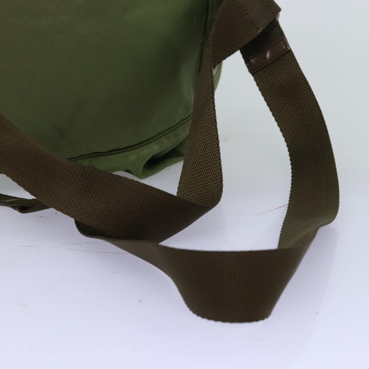PRADA Backpack Nylon Khaki Auth 73876