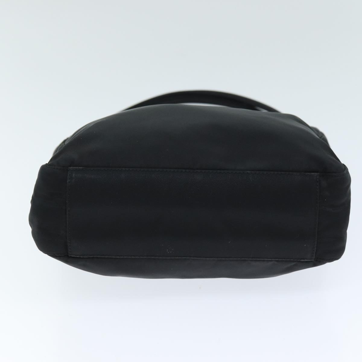 PRADA Hand Bag Nylon Black Auth 73878