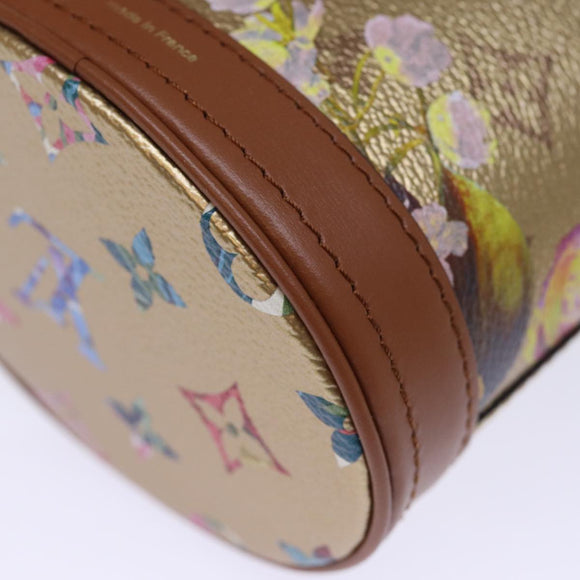 LOUIS VUITTON LV Garden Nano Bucket Shoulder Bag Beige M81724 LV Auth 73910SM