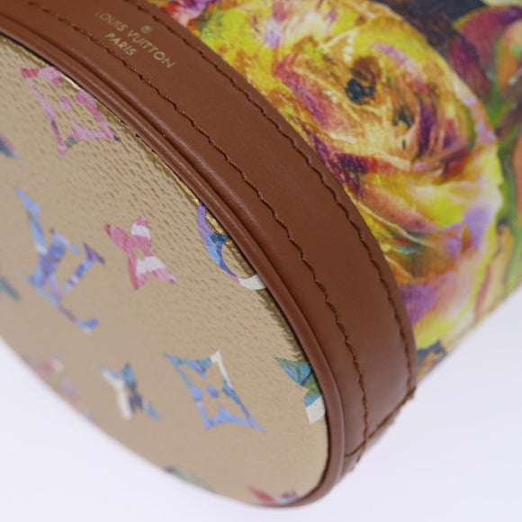 LOUIS VUITTON LV Garden Nano Bucket Shoulder Bag Beige M81724 LV Auth 73910SM