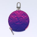 LOUIS VUITTON Monogram Illusion Trio Pouch NM Pouch Green Pink LV Auth 73911SM-25