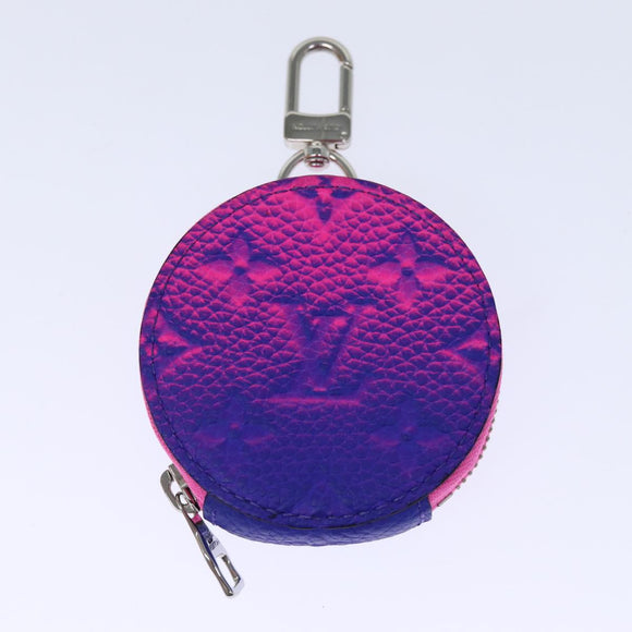 LOUIS VUITTON Monogram Illusion Trio Pouch NM Pouch Green Pink LV Auth 73911SM
