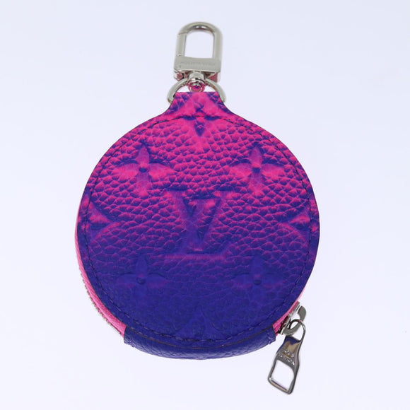 LOUIS VUITTON Monogram Illusion Trio Pouch NM Pouch Green Pink LV Auth 73911SM