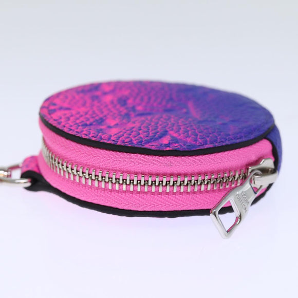 LOUIS VUITTON Monogram Illusion Trio Pouch NM Pouch Green Pink LV Auth 73911SM
