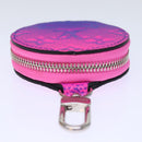 LOUIS VUITTON Monogram Illusion Trio Pouch NM Pouch Green Pink LV Auth 73911SM-29
