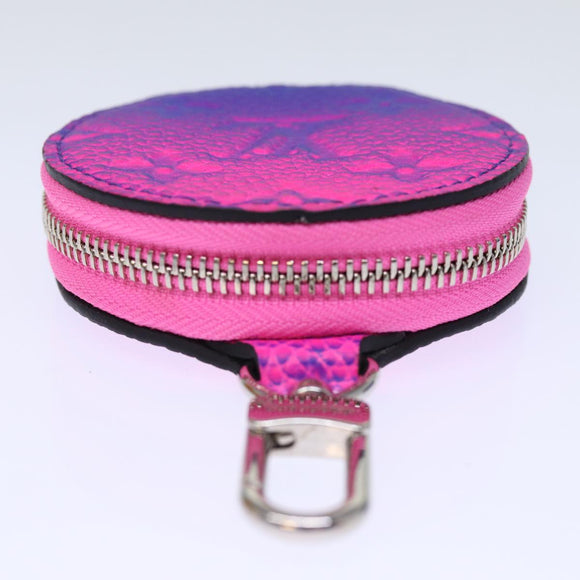 LOUIS VUITTON Monogram Illusion Trio Pouch NM Pouch Green Pink LV Auth 73911SM