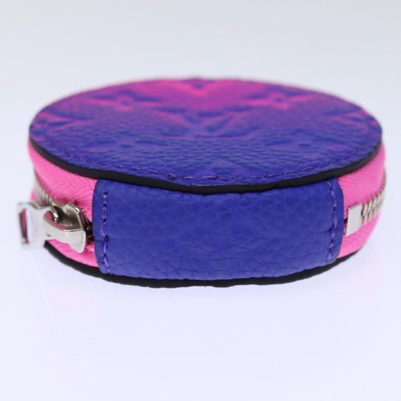 LOUIS VUITTON Monogram Illusion Trio Pouch NM Pouch Green Pink LV Auth 73911SM