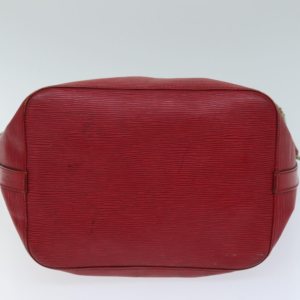 LOUIS VUITTON Epi Petit Noe Shoulder Bag Red M44107 LV Auth 73920