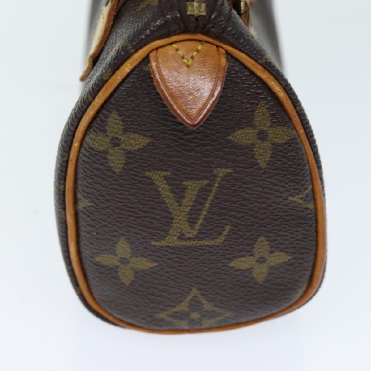 LOUIS VUITTON Monogram Mini Speedy Hand Bag M41534 LV Auth 73930