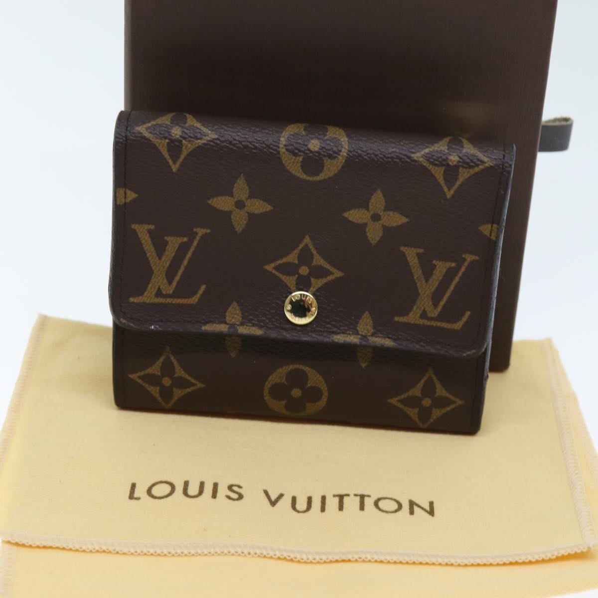 LOUIS VUITTON Monogram Portefeuille Anais Wallet M60402 LV Auth 73933