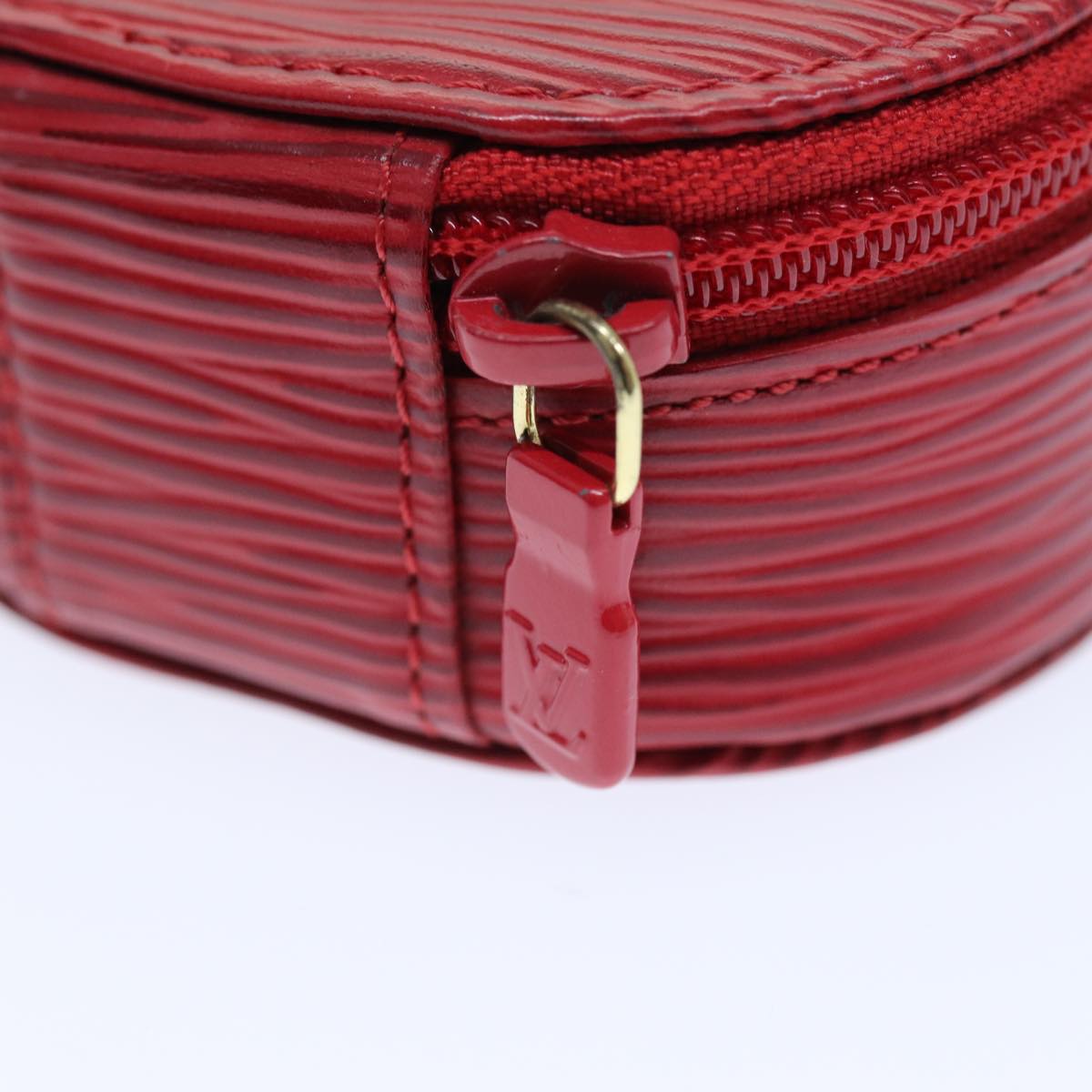 LOUIS VUITTON Epi Ecrin Bijoux 8 Jewelry Box Red M48227 LV Auth 73934