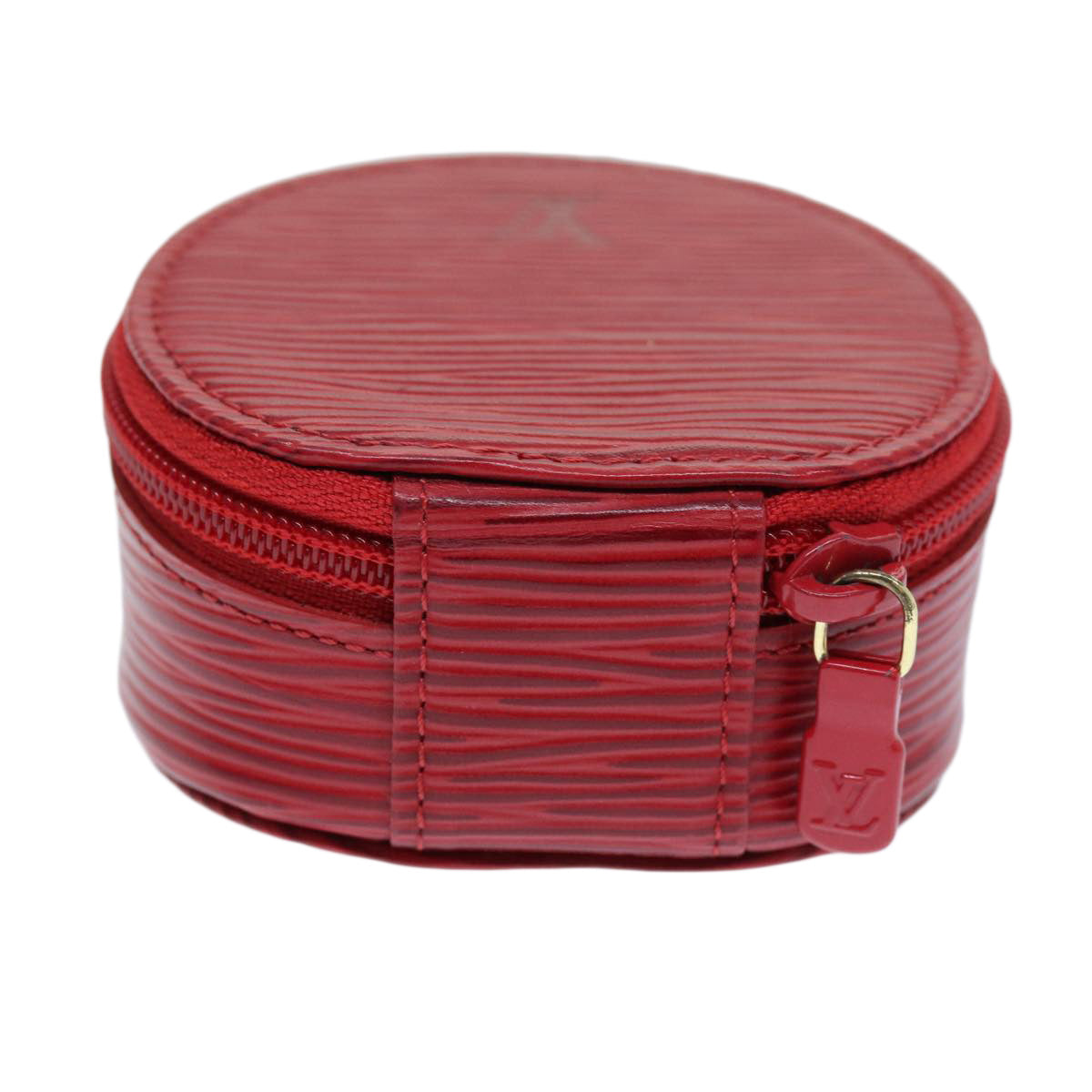 LOUIS VUITTON Epi Ecrin Bijoux 8 Jewelry Box Red M48227 LV Auth 73934 - 0