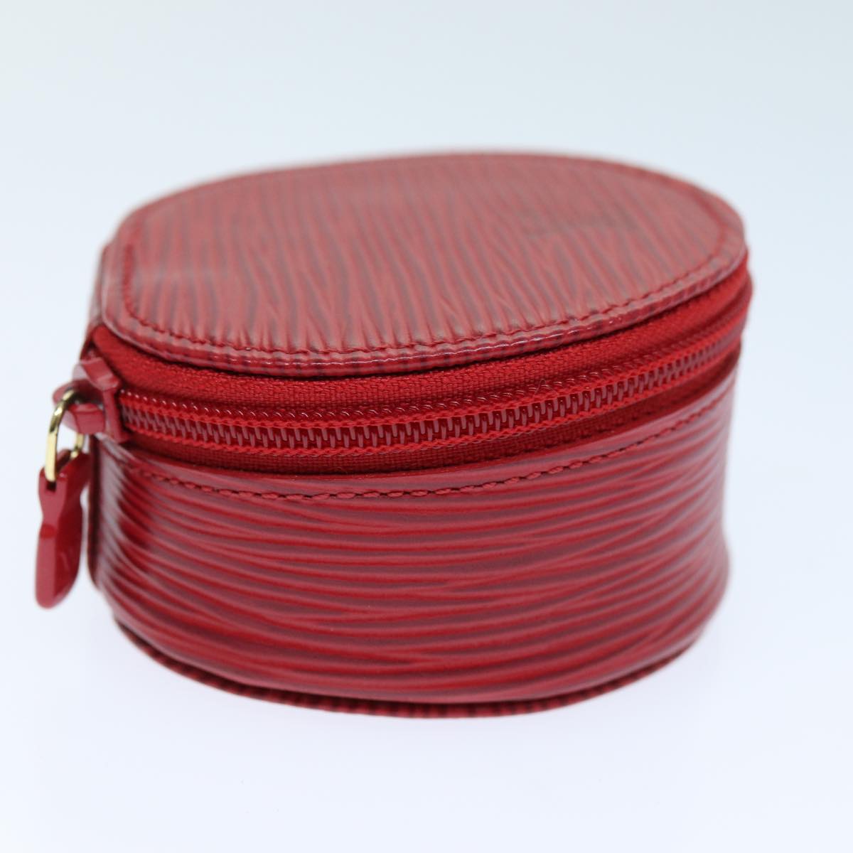 LOUIS VUITTON Epi Ecrin Bijoux 8 Jewelry Box Red M48227 LV Auth 73934