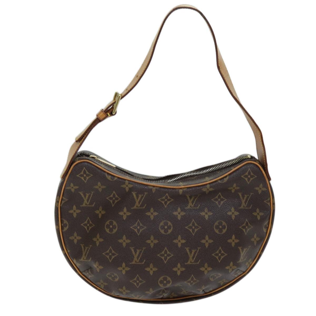 LOUIS VUITTON Monogram Croissant MM Shoulder Bag M51512 LV Auth 73943