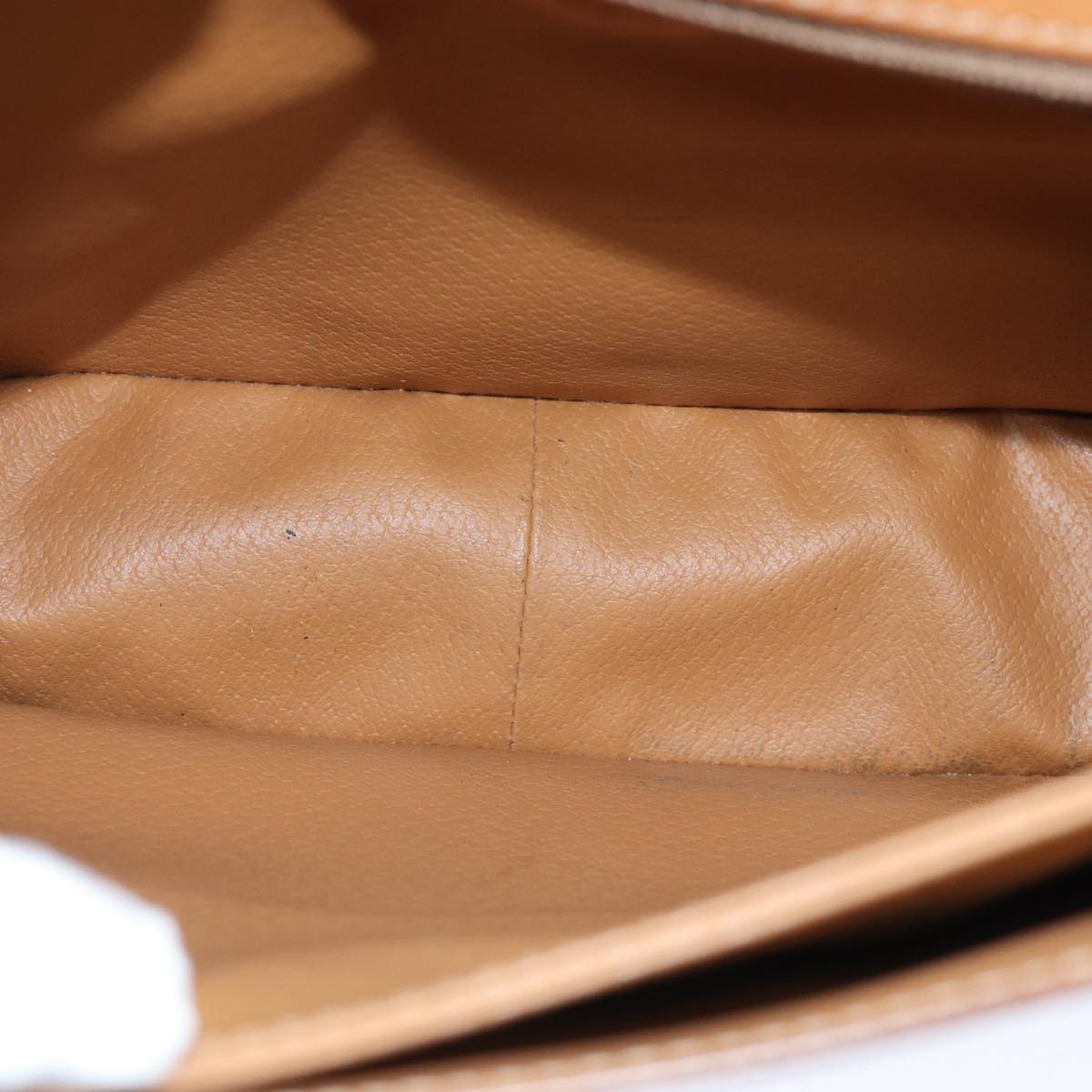 CELINE Macadam Canvas Shoulder Bag PVC Brown Auth 73945
