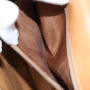 CELINE Macadam Canvas Shoulder Bag PVC Brown Auth 73945-11