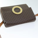 CELINE Macadam Canvas Shoulder Bag PVC Brown Auth 73945-6